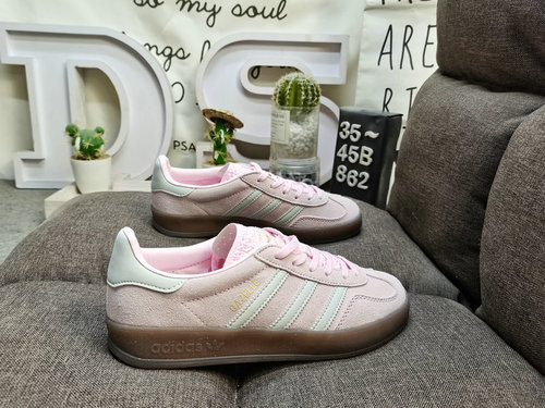862D Adidas Gazelle Indoor JI2716 casual, durable, lightweight, low top board shoes. This Adidas spo