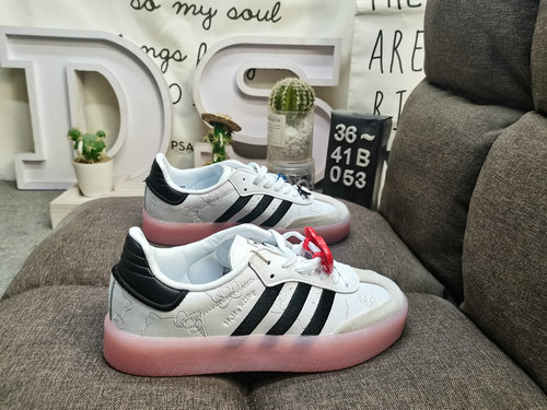 053DAdidas SAMBAE W genuine half size system # using suede combined with environmentally friendly fi