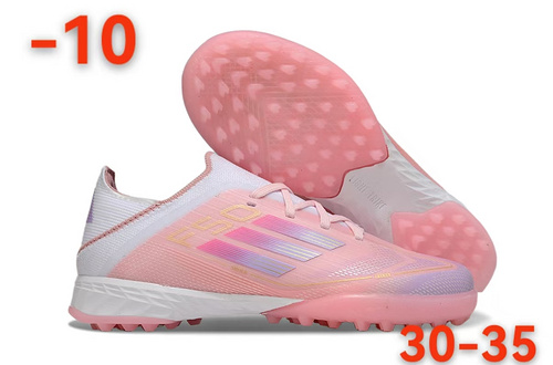 Children's shoes 30-35) Adidas F50 (children's shoes) Knitted waterproof with shoelaces TF sole 30-3