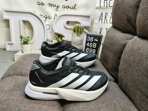 699D Adidas ADIZERO BOSTON 13 JS4938 Comfortable, trendy, non slip, wear-resistant, lightweight, low