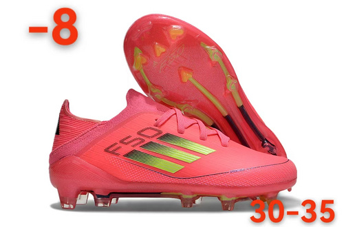 Children's shoes 30-35) Adidas F50 (children's shoes) Knitted waterproof with shoelaces FG sole 30-3
