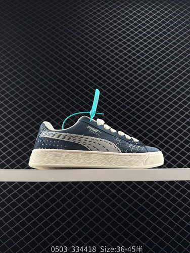 90 Puma SUEDE XL low top retro lightweight breathable anti slip shock-absorbing casual shoes with th
