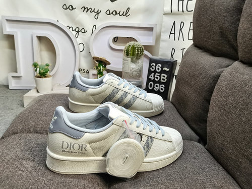 096D Adidas Three Leaf Clover Originals Superstar Shell Head Classic Versatile Casual Sports Board S