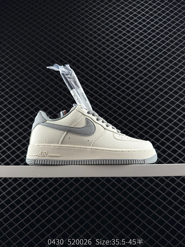 The Nike Air Force 1 Low is a versatile low top casual sports board shoe with soft and elastic cushi