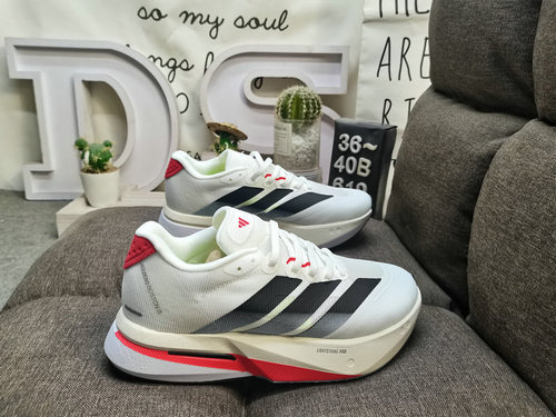619D Adidas Adidas ADIZERO BOSTON 13 Comfortable, trendy, non slip, wear-resistant, lightweight, low