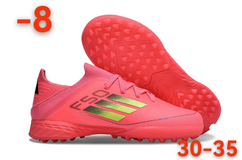 Children's shoes 30-35) Adidas F50 (children's shoes) Knitted waterproof with shoelaces TF sole 30-3