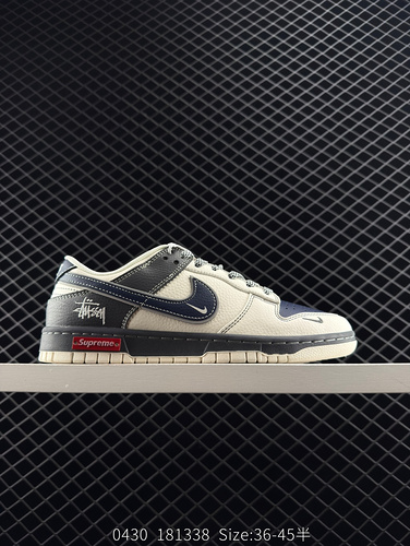 190 overseas popular limited edition release! Nike SB Dunk Low "Sup Series - Strap Rice White G