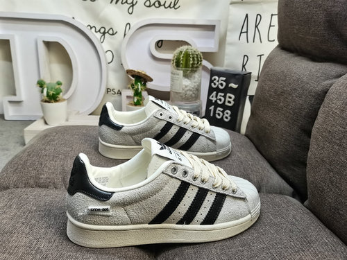158D Adidas Three Leaf Clover Originals Superstar JQ08 Shell Head Classic Versatile Leisure Sports B