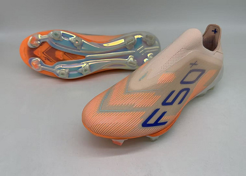 Arrival 39-45) Adidas F50+series fully knitted waterproof shoeless FG football shoes adidas F50+FG 3