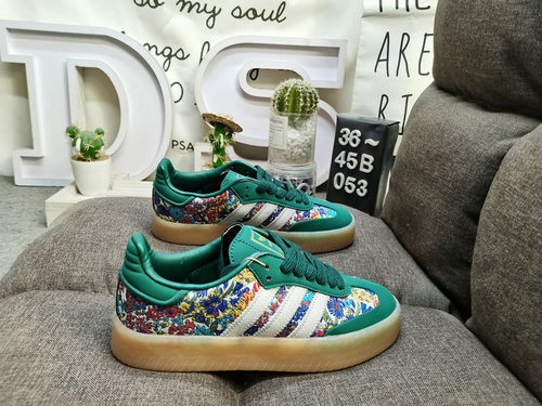 053DAdidas SAMBAE W JH7289 genuine half size system # using suede combined with environmentally frie