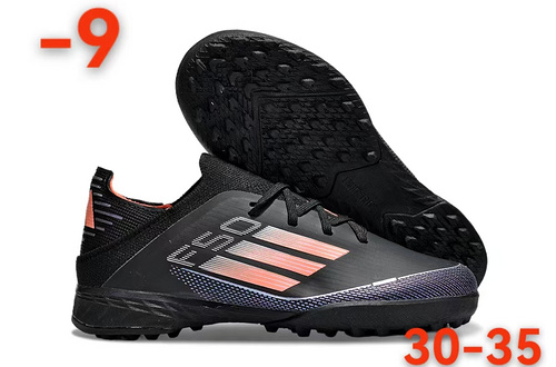 Children's shoes 30-35) Adidas F50 (children's shoes) Knitted waterproof with shoelaces TF sole 30-3