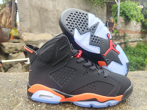 AIR Jordan 6 Jordan 6 Black Orange Clash 40-47