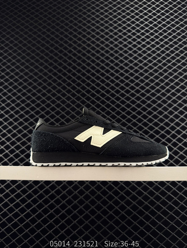 True label ✅ New Balance NB 471 series fabric cowhide layered leather retro fashion anti slip wear-r