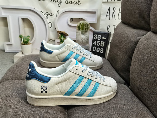 098D Adidas Three Leaf Clover Originals Superstar Shell Head Classic Versatile Casual Sports Board S