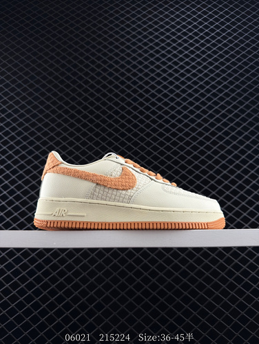 Company level AF1 Nike Air Force 1'07 Low Air Force One Little White Shoes Thick soled Height Increa