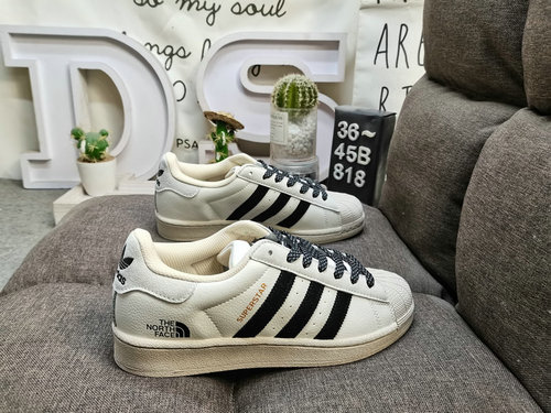 818D Adidas Three Leaf Clover Originals Superstar Shell Head Classic Versatile Casual Sports Board S