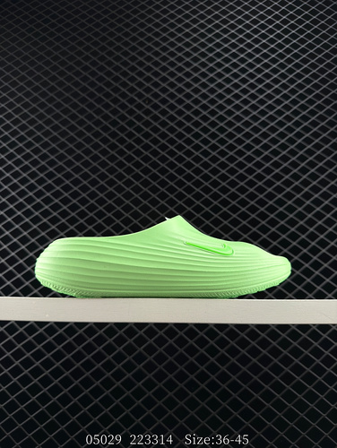 company level ✅ Nike ReactX REJUVEN8 Slide Nike's Simple and Comfortable Hole Shoes are made of EVA 
