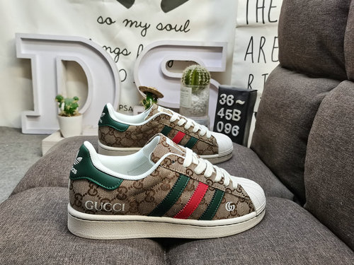 096D Adidas Three Leaf Clover Originals Superstar SD67 Shell Head Classic Versatile Leisure Sports B