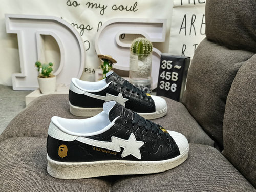 386D Adidas Three Leaf Clover Originals Superstar JQ3666 Shell Head Classic Versatile Casual Sports 