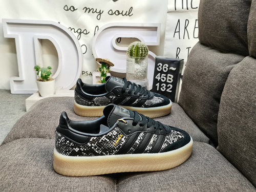132DAdidas SAMBAE W JQ0257 genuine half size system # using suede combined with environmentally frie